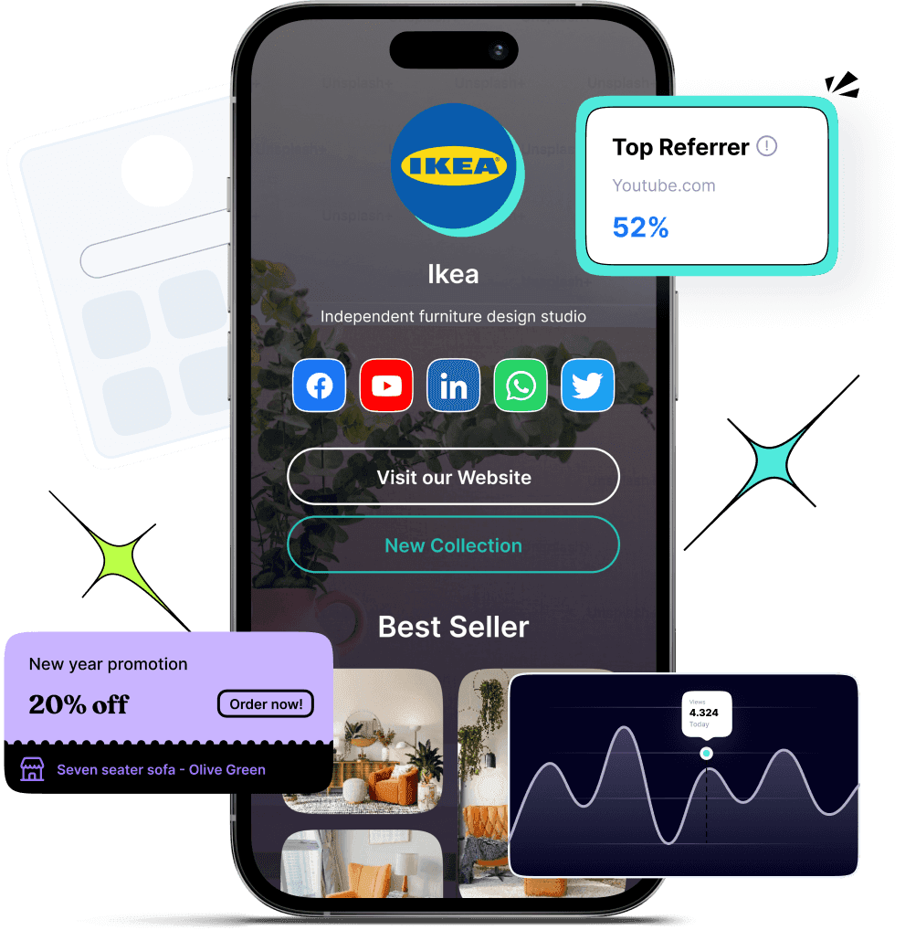 retarget your bio links using Replug