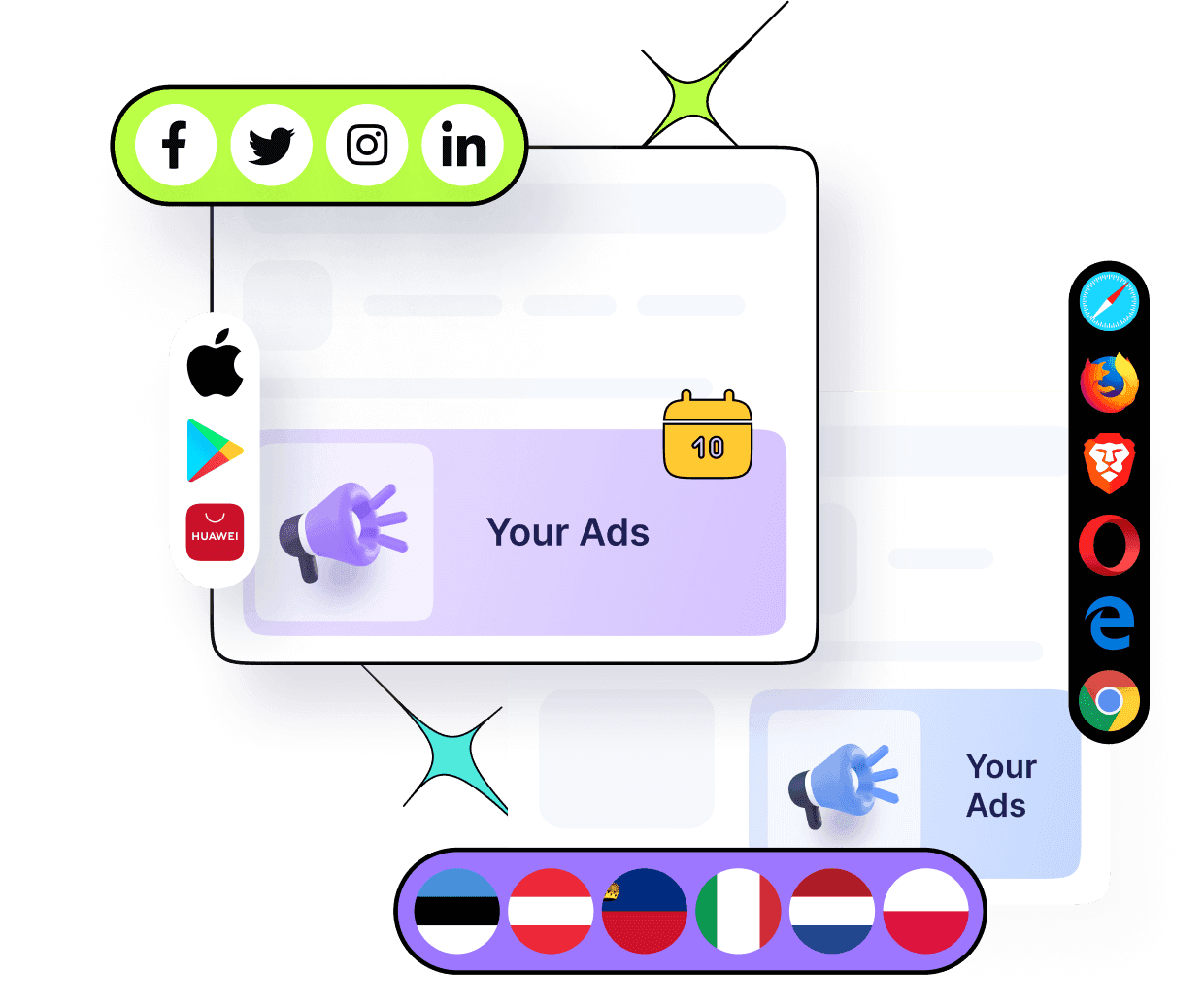 Segmented traffic for maximum engagement