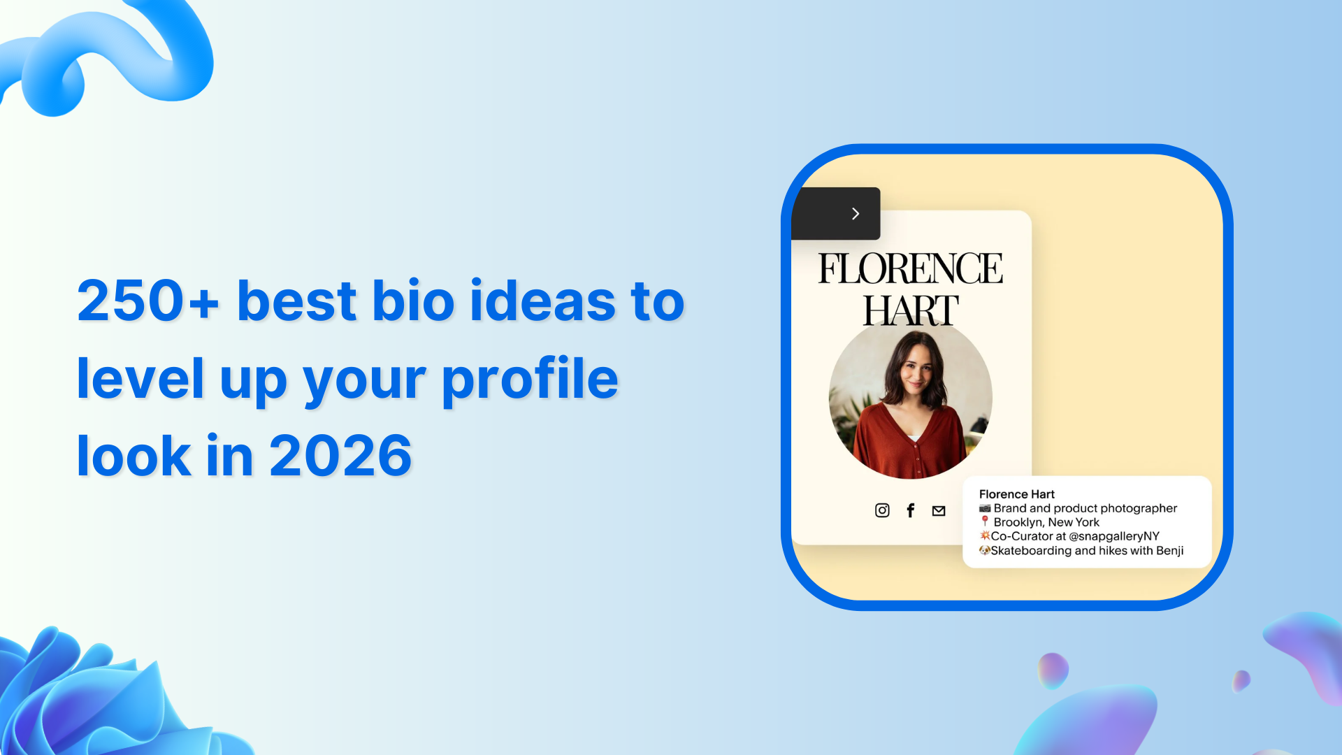 250+ best bio ideas to level up your profile look in 2026